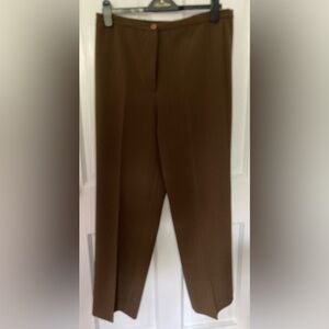 Waist 33” Amanda Smith Chocolate Brown Dress Pants Size L